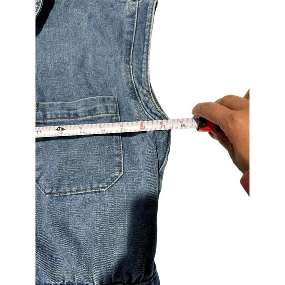 MIOU MUSE DENIM ROMPER SIZE MEDIUM | T1 - Picture 4 of 10